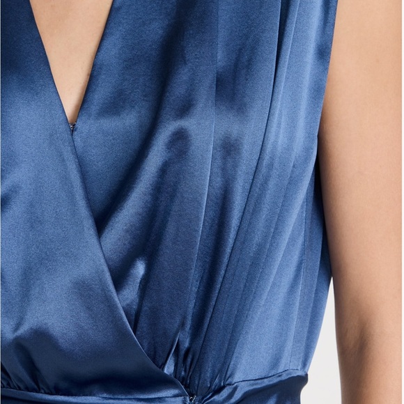 🔴 SOLD Veronica Beard Steel Blue Silk Dress - Picture 11 of 14